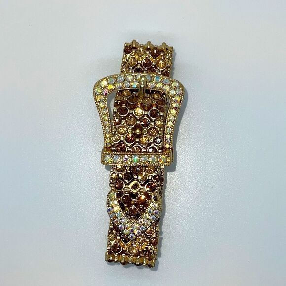 Beautiful Gold Rhinestone Western Belt Bracelet. - Picture 5 of 7